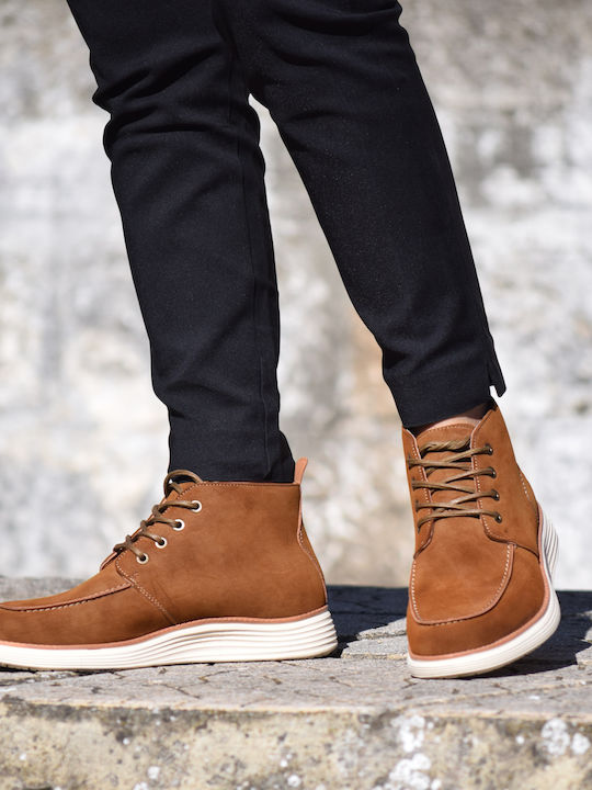 Wildleder Herrenstiefel Braun