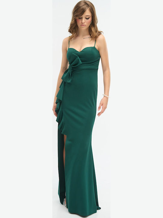 Rochie De Vară Maxi Pentru Nuntă Botez Smarald