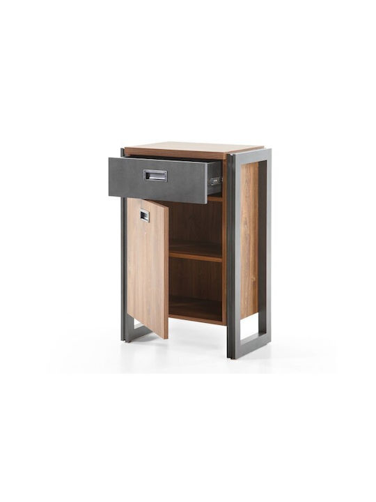 Cabinet Storage Lewiston Y115 Made of Plastic & Wood L55xW33xH81cm