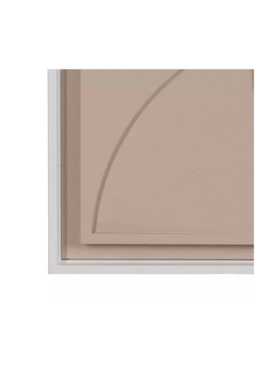 Διακοσμητικός Πίνακας Ανάγλυφος Μπεζ 80x3,5x80 Εκ