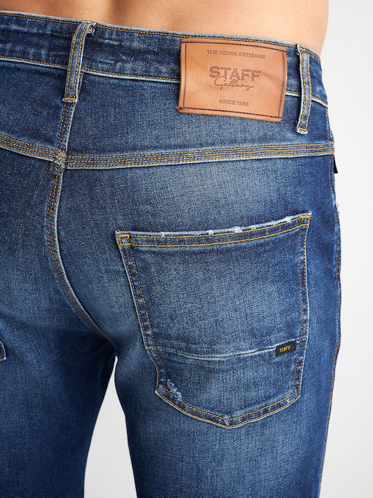 Sapphire Men's Elastic Jeans Pants with Slim Fit Sapphire