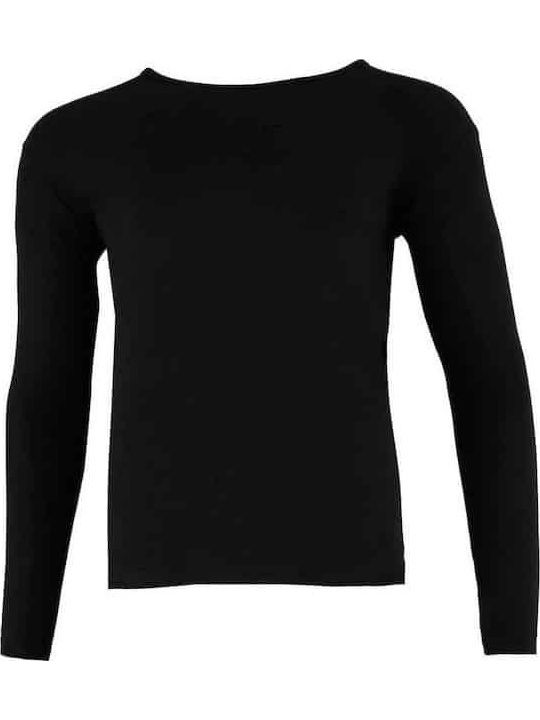 Doozo Herren Thermo Langarmshirt Schwarz