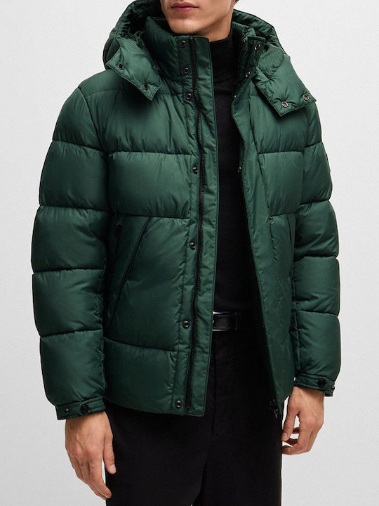 Hugo Boss Jacket Puffer Waterproof Green