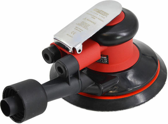 Awtools Pneumatic Random Orbit Sander 150mm 5mm Black Line
