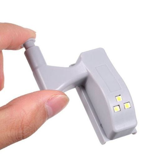 Set 35 Möbelschlösser LED-Beleuchtung Grau 7,5 x 4 x 2 cm