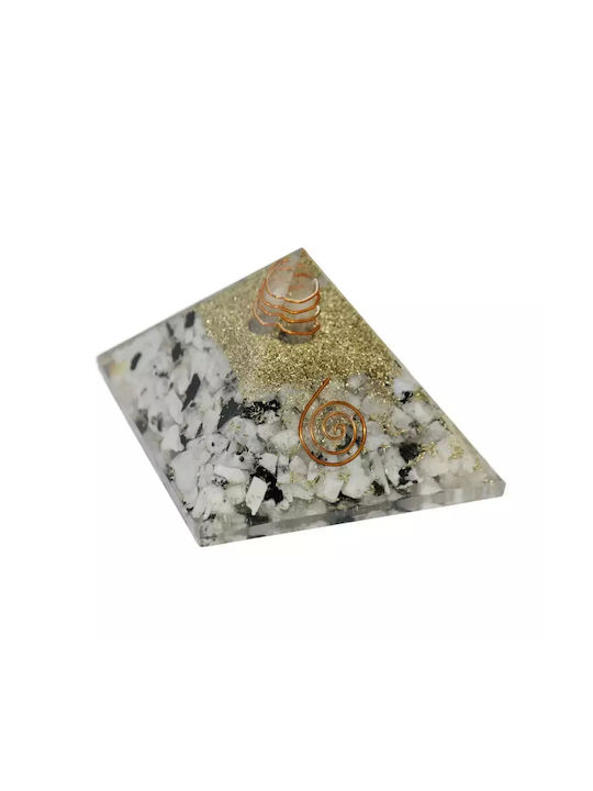 Πυραμίδα Οργονίτη Moonstone Healing Crystals Λίθους Φεγγαρόπετρας 7,5cm