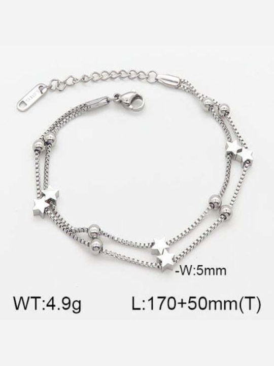 Bizou-Shop Women's Bracelet Chain made of Steel