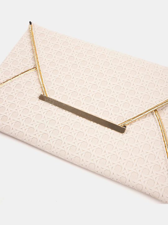 Straw Women's Clutch Beige