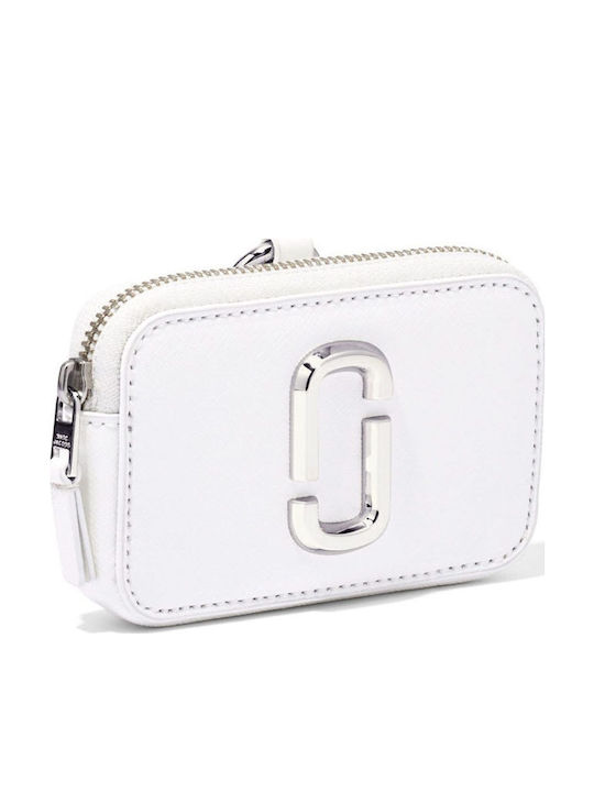 Small Leather Women's Wallet Classic White