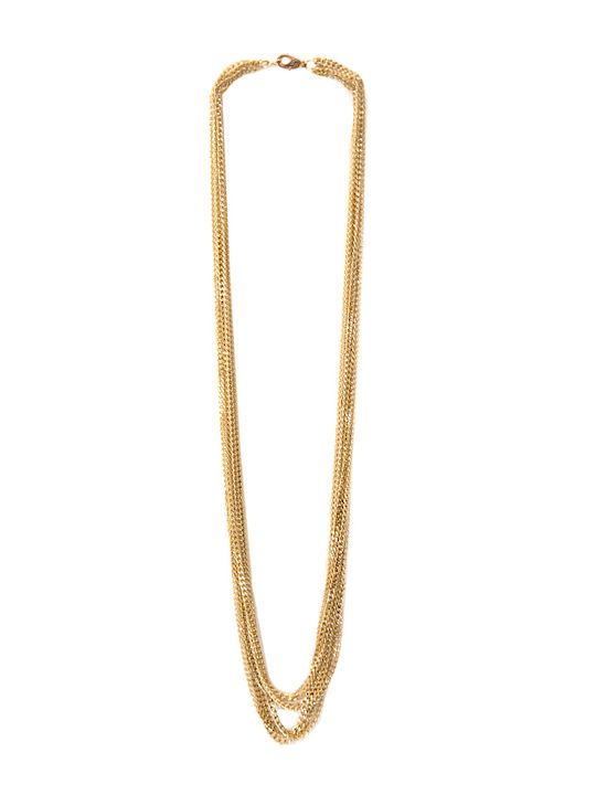 C. Manolo Gold Plated Necklace Chain