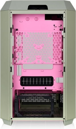 Thermaltake The Tower 300 Gaming Mikro-Turm Computergehäuse mit Seitenfenster und RGB-Beleuchtung Matcha Plum