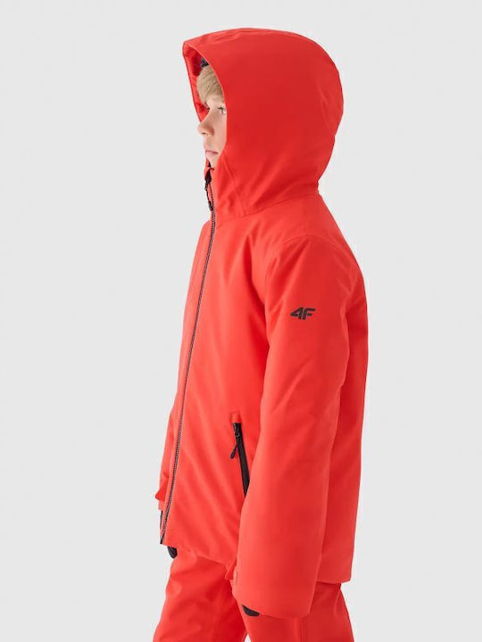 Kids' Sports Jacket with Hood Red