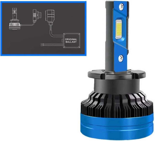 Set de 2 becuri LED D2s Bgr10 Canbus LED Xenon Conversie 6500k 10000lm