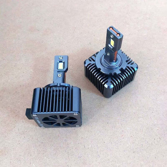 Set de 2 LED-uri D1s Bgr10 Canbus Conversie Xenon 6500k 10000lm