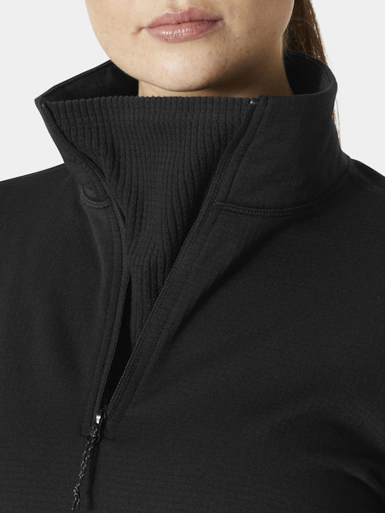 Χειμερινή Γυναικεία Fleece Μπλούζα Μαύρο