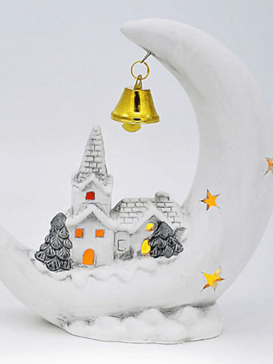 Christmas Illuminated Decorative House 16.6x15.8x6.6cm.