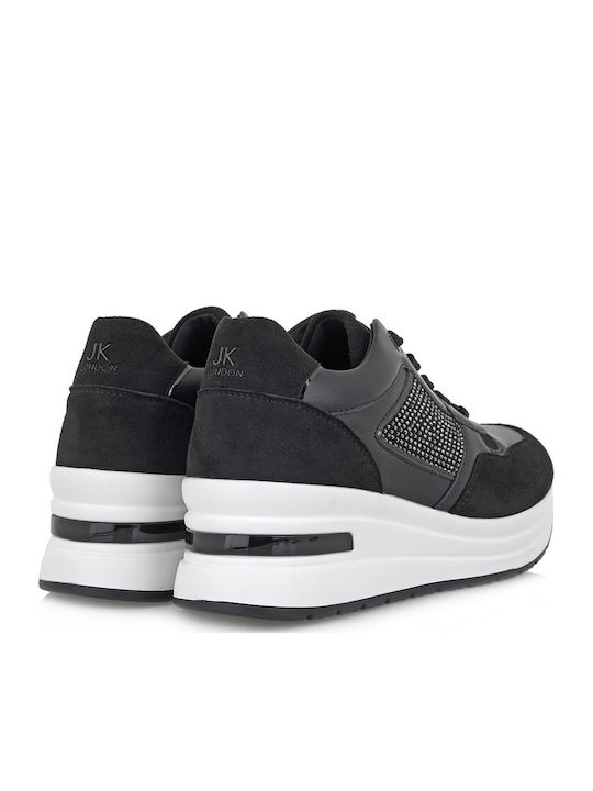 Damen Sneakers Black Suede