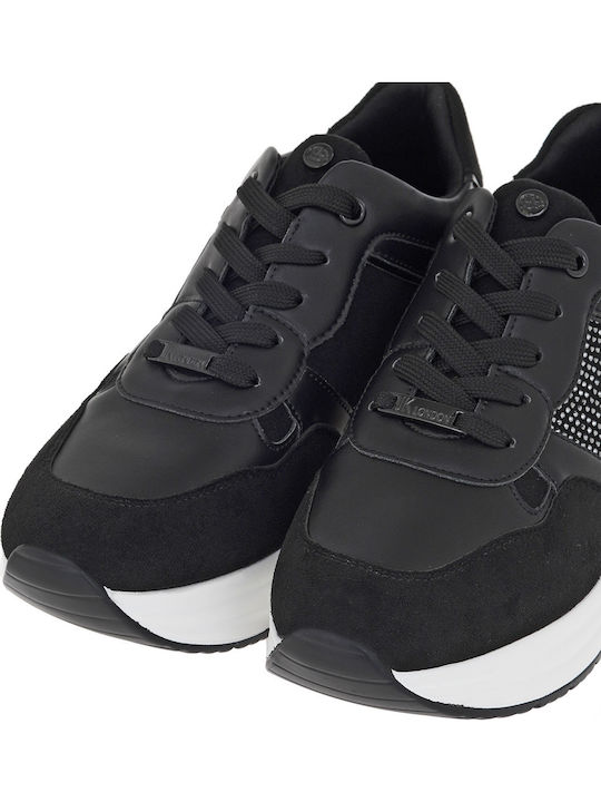 Damen Sneakers Black Suede