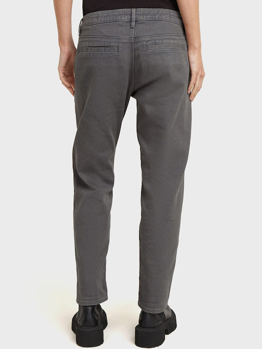 G-Star Raw Kate Women's Fabric Trousers in Boyfriend Fit Grey