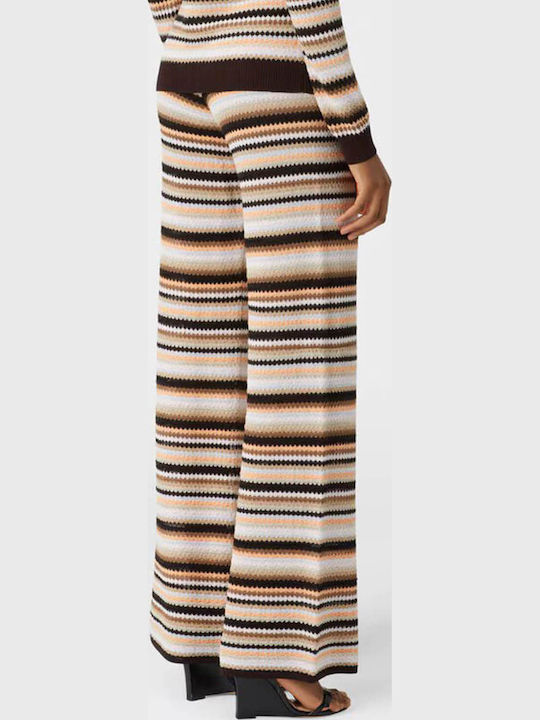 Missoni Damen Stoff Hose Gestreift