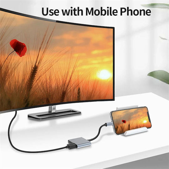 ATC USB-C Männlich Zu HDMI 2x Weiblich 1 Stück 06.005.0105