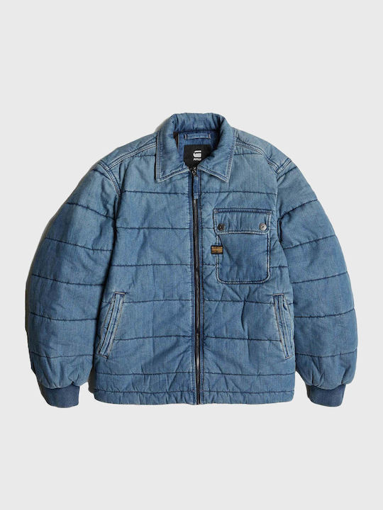 Jacket Puffer Medium Aged Denim