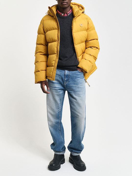 Winter Jacket Puffer Yellow