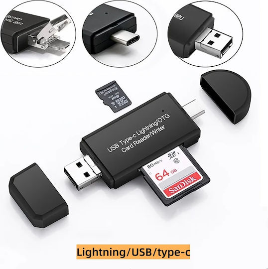 ATC Card Reader micro USB / USB 2.0 για SD