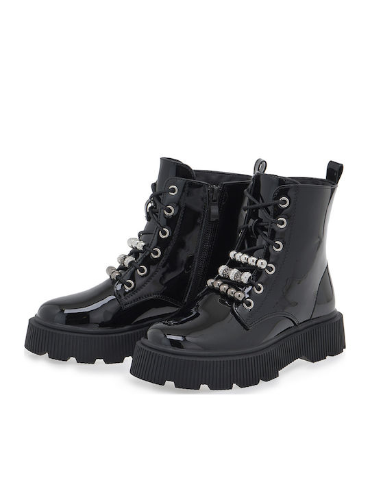 Kids Boots with Zipper Black