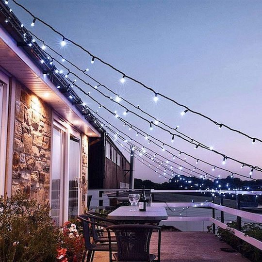 Instalare Lumină Solară 100 300 450 600 LED-uri IP65 Alb Cald Rece Multicolor Lumină 10 30 45 60m