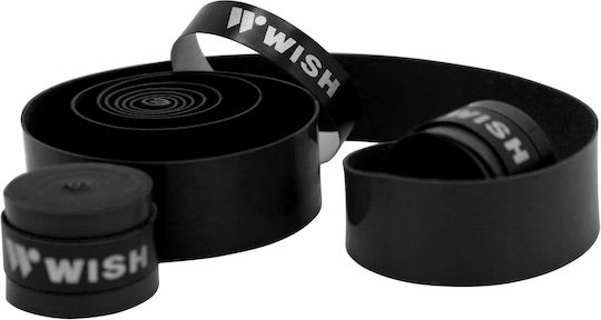 Wish Extra Overgrip Μαύρα 3τμχ