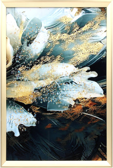Keskor Threefold Painting Wooden 120x50cm