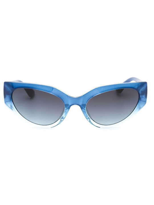 Guess Women's Sunglasses with Blue Plastic Frame and Blue Gradient Lens GU7787-A 92W