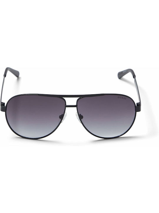 Guess Men's Sunglasses with Black Metal Frame and Black Gradient Lens GF5096 02B