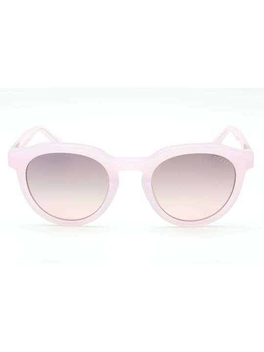 Guess Women's Sunglasses with Pink Plastic Frame and Gray Gradient Lens GU00063 74U