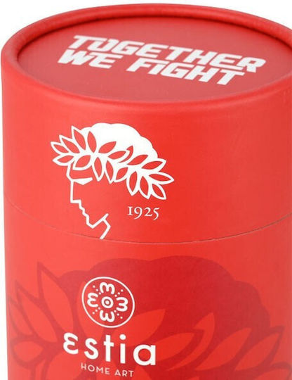 Estia Coffee Mug Save The Aegean Ανακυκλώσιμο Ποτήρι Θερμός Ανοξείδωτο BPA Free 350ml Olympiakos BC Edition με Καλαμάκι