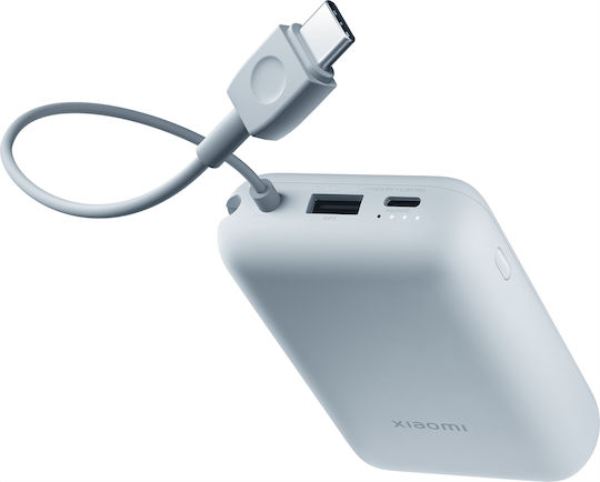 Xiaomi BHR9073GL Integrated Type-C Power Bank 10000mAh 22.5W με Θύρα USB-A και Θύρα USB-C Ice Blue