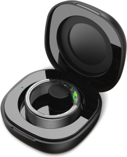 Ksix Saturn Inel Inteligent 19.8mm Impermeabil Negru