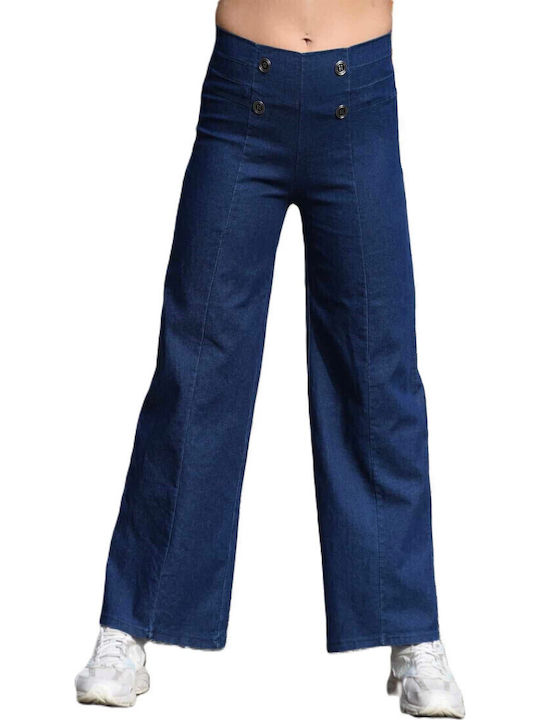 High Waist Women's Jean Trousers