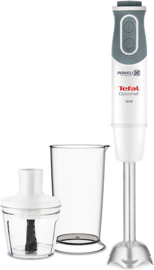 Tefal Optichef Ραβδομπλέντερ με Ανοξείδωτη Ράβδο 800W Λευκό