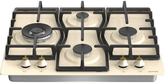 Gorenje Εστία Υγραερίου Αυτόνομη 59x52εκ. Μπεζ