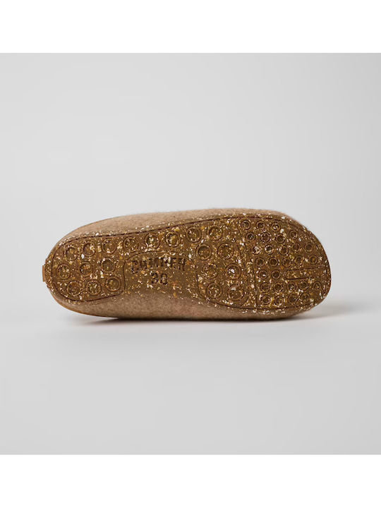 Wabi Closed Woolen Women's Slippers Brown