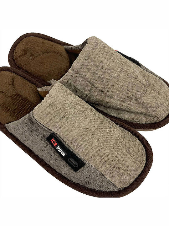 Ustyle Men's Slipper Brown