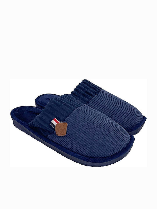 Winterliche Herrenhausschuhe Schwarz AXP-60688-3