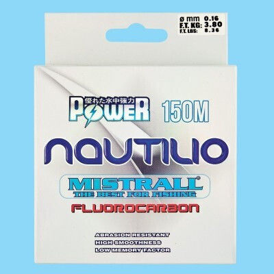 Mistrall Nautilio 150 m Nylon-Monofilament Fluorocarbon-Beschichtung Unsichtbar im Wasser
