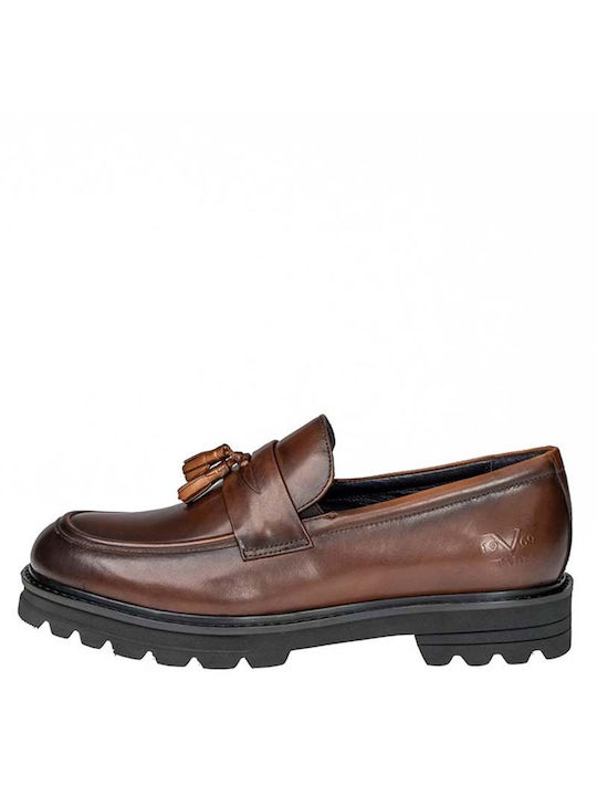 19V69 Men's Loafers Tabac Brown