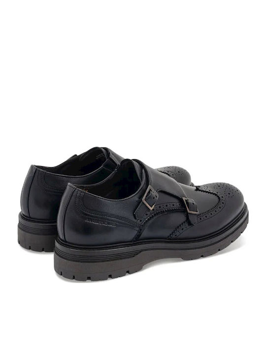 Men's Leather Moccasins Black