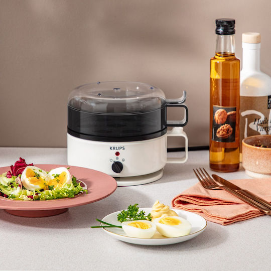 Krups Ovomat Super Egg Cooker 7 Positions White