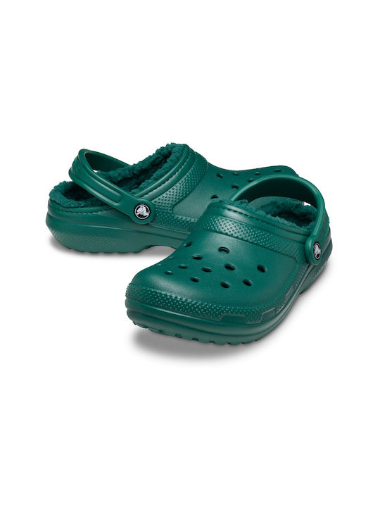 Crocs Classic Lined Clog Clogs Green