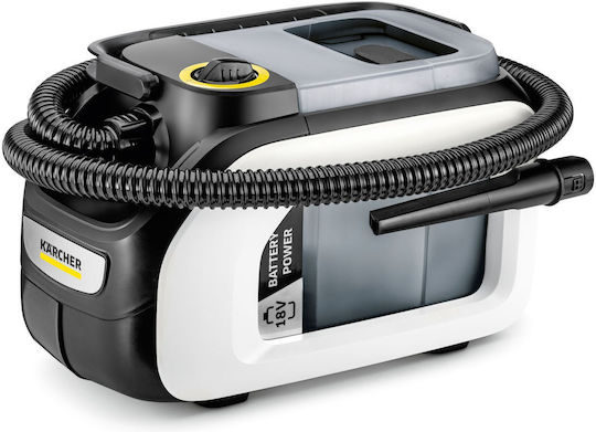 Karcher SE 3-18 Compact Home Rechargeable Vacuum Wet / Dry Without Charger and Battery with Plastic Bin 2.9lt